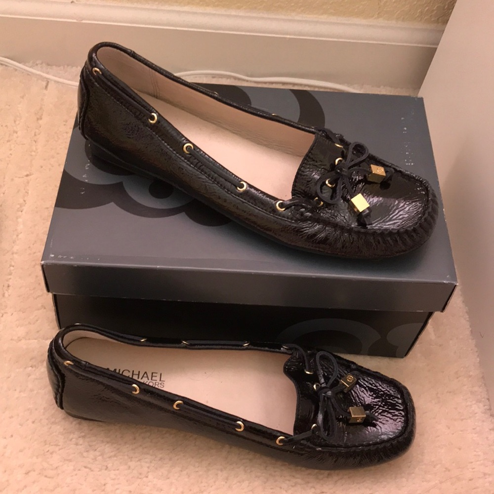 Michael Kors Patent boat shoes